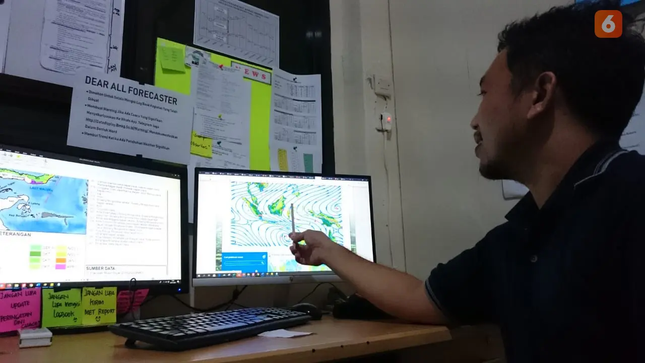 Prakirawan cuaca BMKG Stasiun Mutiara Palu