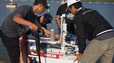 Tim Barunastra ITS Juara Umum di International Roboboat Competition (IRC) 2022 yang digelar di Florida, Amerika Serikat. (Dian Kurniawan/Liputan6.com).