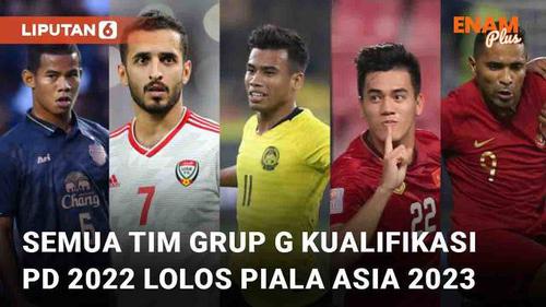 VIDEO: Termasuk Timnas Indonesia, Seluruh Tim Grup G Kualifikasi Piala Dunia 2022 Zona Asia Lolos ke Piala Asia 2023