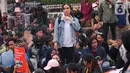<p>Seorang mahasiswi saat mengikuti aksi di depan Gedung DRI, Jakarta, Kamis (21/4/2022). Parayan Hari Kartini yang jatuh pada 21 april banyak sejumlah perempuan ikut aksi penolakan penundaan pemilu 2024. (Liputan6.com/Angga Yuniar)</p>