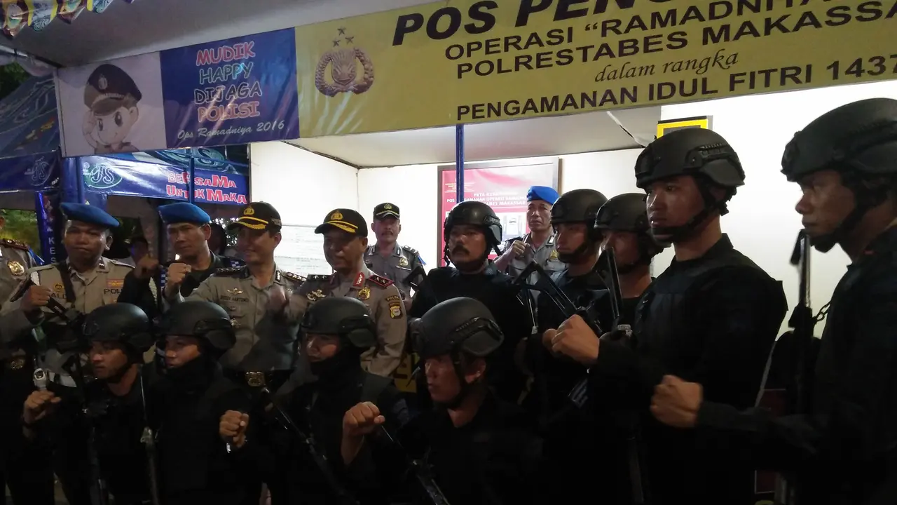 Pasca-Bom Solo, Para Kasat di Sulsel Dilarang Libur