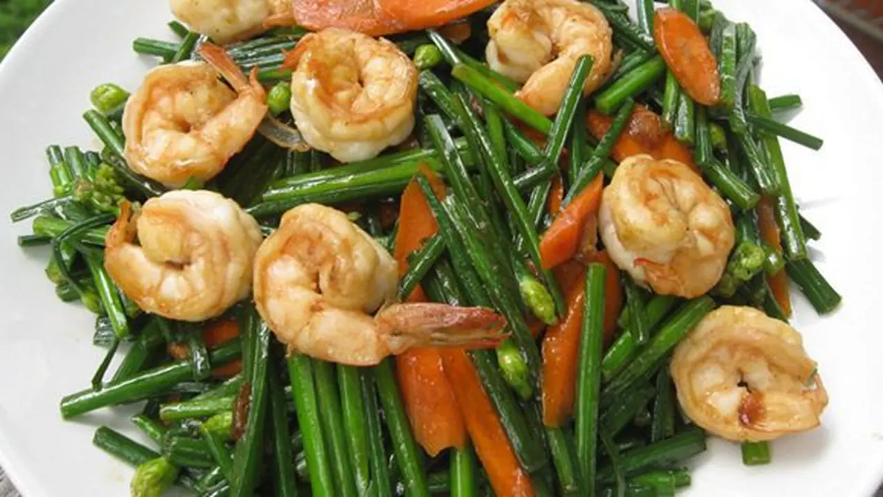 Tumis bunga bawang/copyright My Asian Kitchen