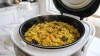 Resep Nasi Kuning Rice Cooker yang Gurih dan Pulen, Praktis untuk Sarapan Keluarga