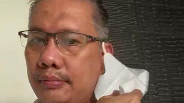 Wali kota kendari umumkan dirinya positif Covid-19.(Liputan6.com/Ahmad Akbar Fua)