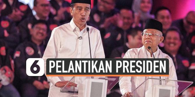 VIDEO: Pelantikan Jokowi-Ma'ruf 20 Oktober Pukul 14:30 WIB