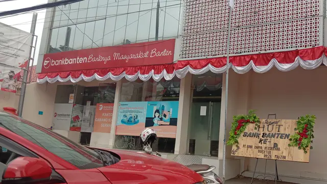 Kantor Pusat Non Operasional (KPNO) Bank Banten Kota Serang, Banten. (Yandhi Deslatama/Liputan6.com)