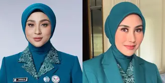 Syahnaz Sadiqah Kini Tampil Mengenakan Seragam Ibu PKK. [Instagram]