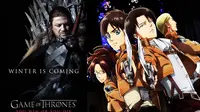 Apa saja unsur di dalam serial Game of Thrones yang nyaris mirip dengan anime Attack on Titan?