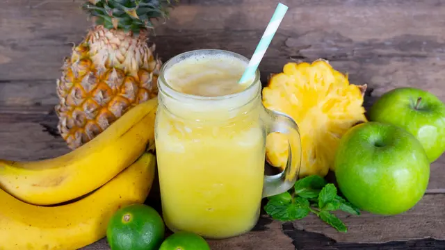 buah nanas smoothies
