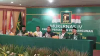 Suasana di Mukernas PPP yang digelar di Hotel Le Dian, Kota Serang, Banten, Sabtu (20/07/2019). (Liputan6.com/Yandhi Deslatama)