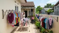 8 Model Jemuran untuk Teras Rumah Kecil, Mudah Digunakan dan Disimpan