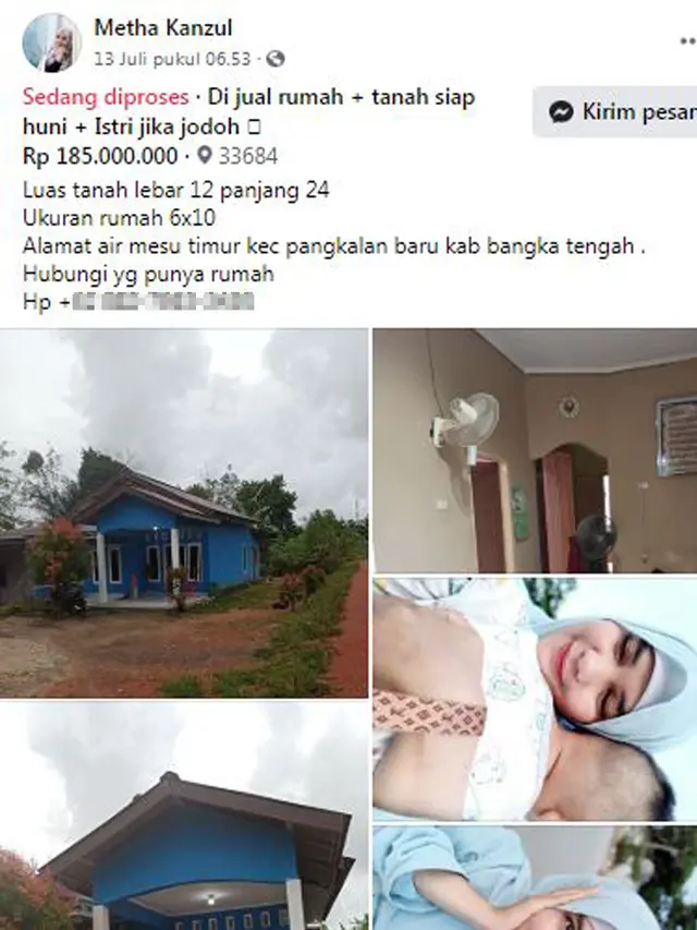 Viral Iklan Jual Rumah Bonus Nikahi Pemilik Rumah Jika Cocok