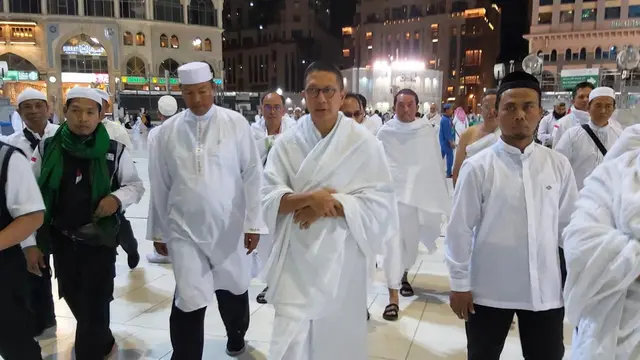 Menteri Agama (Menag) Lukman Hakim Saifuddin di Makkah. Bahauddin/MCH