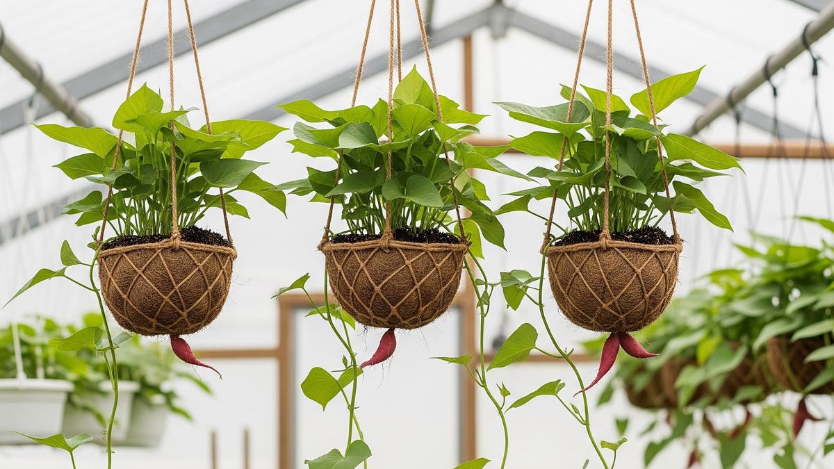 Cara Membuat Kebun Ubi Gantung agar Panen Banyak di Lahan Sempit, Panduan Lengkap Urban Farming