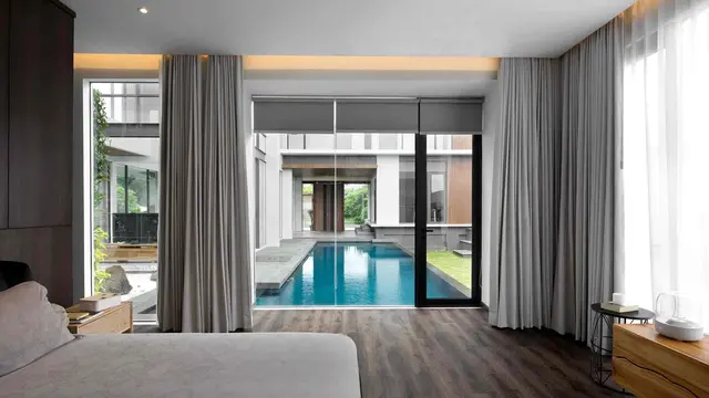 Desain Rumah Minimalis Modern dengan Tangga Putar