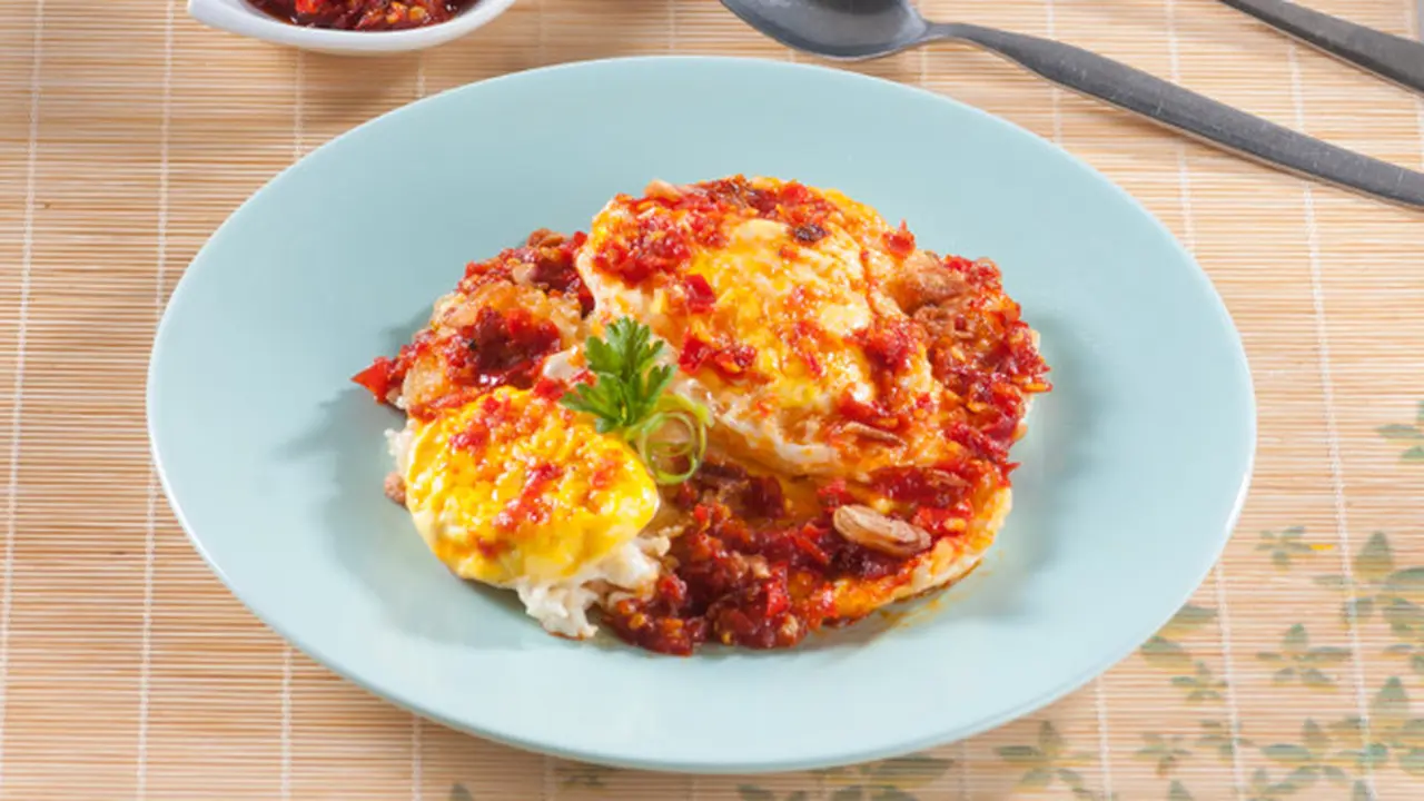 telur goreng cabai