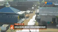 Menurut warga, luapan Sungai Rejoso terjadi karena proses normalisasi sungai pasca pekerjaan jalan tol kurang baik.