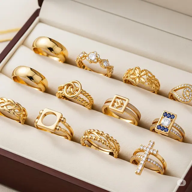 5. Manfaatkan Cincin Midi atau Knuckle Ring