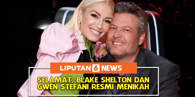 VIDEO: Selamat! Blake Shelton dan Gwen Stefani Resmi Menikah