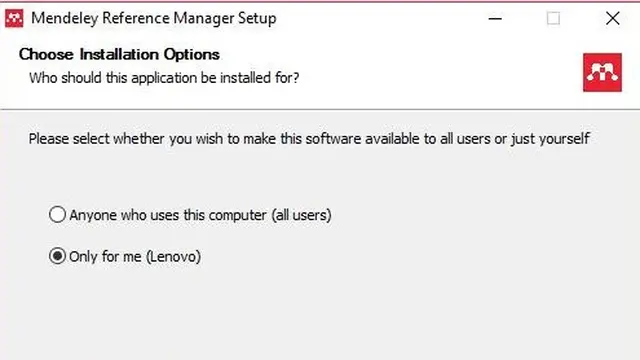 Instal Mendeley ke Perangkat