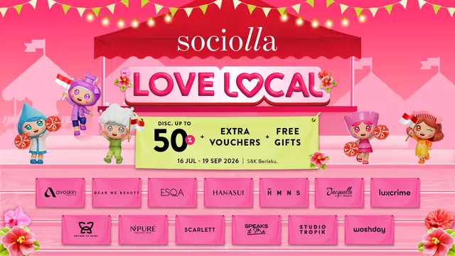 Sociolla Kembali Hadirkan Love Local 2026, Rayakan 100% Cantik Indonesiaa