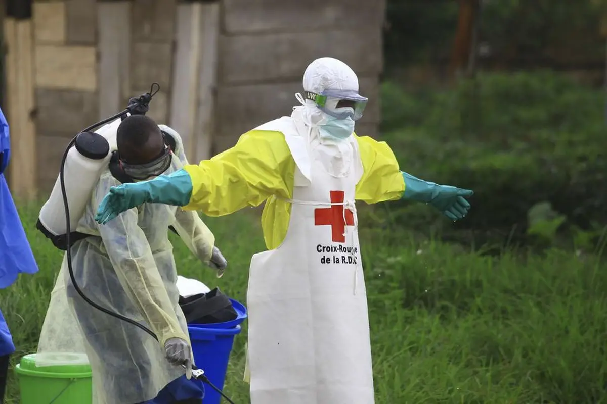 Salah satu wabah Ebola terburuk di dunia meneror Republik Demokratik Kongo selama 2018 (AP/Al-hadji Kudro Maliro)