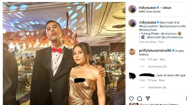 Reuni artis GGS di resepsi pernikahan Jessica Mila (Foto: Instagram rickycuaca)