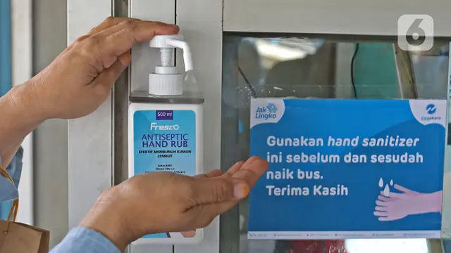 Cegah Penyebaran Corona, Transjakarta Siapkan Cairan Pembersih di 80 Halte