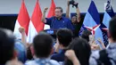 Ketum Partai Demokrat, Susilo Bambang Yudhoyono jelang menyampaikan pidato politik 2018 di Cibinong, Kab Bogor, Jumat (5/1). SBY mengatakan 2018 adalah tahun penting karena Pilkada Serentak dan awal kegiatan Pemilu 2019. (Liputan6.com/Helmi Fithriansyah)