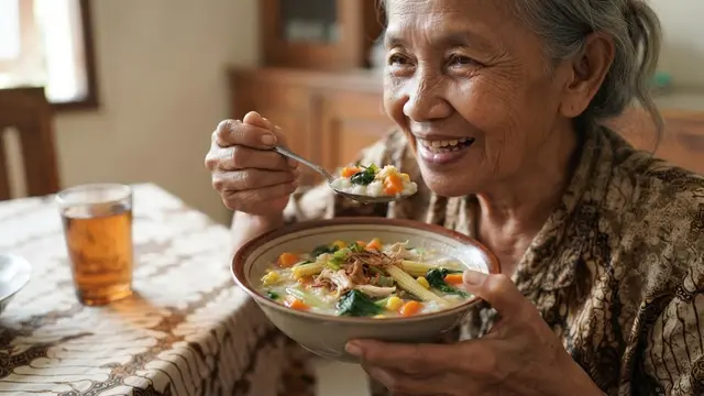 Resep Bubur Sayur untuk Lansia