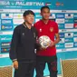 Pelatih Timnas Indonesia Shin Tae-Yong (STY) jelang laga melawan Palestina. (Dian Kurniawan/Liputan6.com)