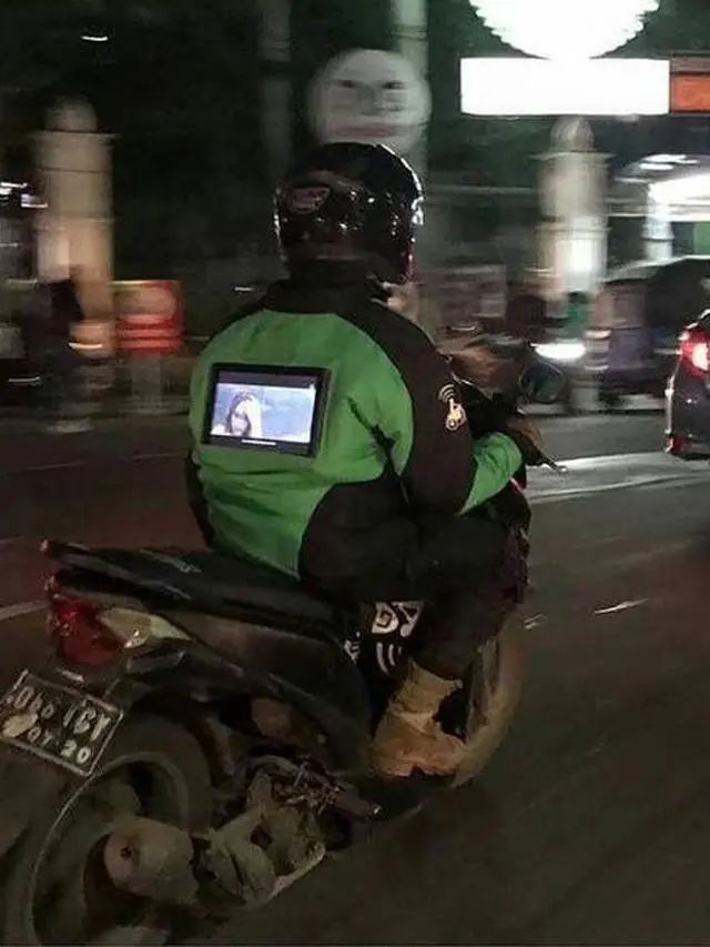 Kumpulan Potret Inovasi Ojek Online yang Bikin Penumpangnya Semakin Nyaman (ist)