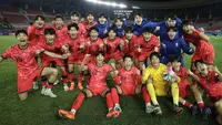 Timnas Korea Selatan U-17 yang memuncaki Grup C dalam kualifikasi Piala Asia U-17 2025. (Bola.com/the-afc.com)