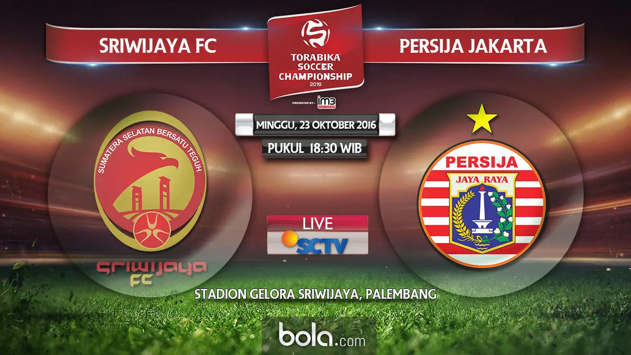Sriwijaya FC Vs Persija Jakarta (Bola.com/Adreanus Titus)