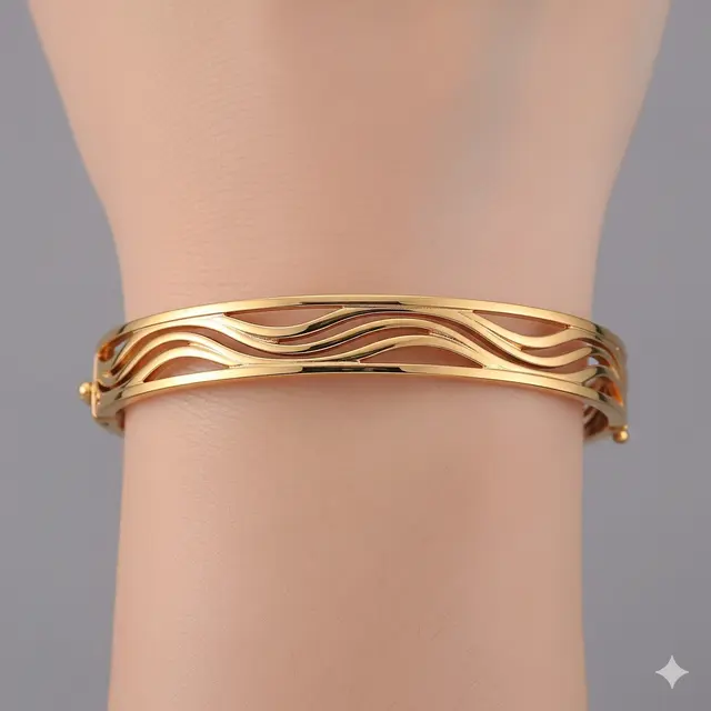 Gelang Hollow Emas Tua 10 Gram Klasik Tapi Mewah 2025. Gemini