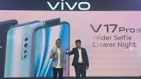 Peluncuran Vivo V17 Pro di Jakarta, Senin (23/9/2019). (Liputan6.com/ Agustinus Mario Damar)