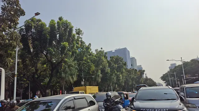 Kondisi Terkini Lalu Lintas Sekitar Monas saat Pesta Rakyat HUT RI