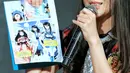 "JKT48 kan unik, kita angkat ke komik yang mereka bangat tapi bukan mereka yang nyanyi, dance juga. Ini memperkenalkan JKT48 lebih luas ke masyarakat dalam versi fiktifnya dengan cerita superhero pembasmi kejahatan," kata Sunny. (Adrian Putra/Bintang.com)