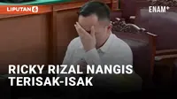 Isak Tangisan Ricky Rizal di Sidang Pleidoi: Saya Gak Pernah Tahu Adanya Rencana Pembunuhan