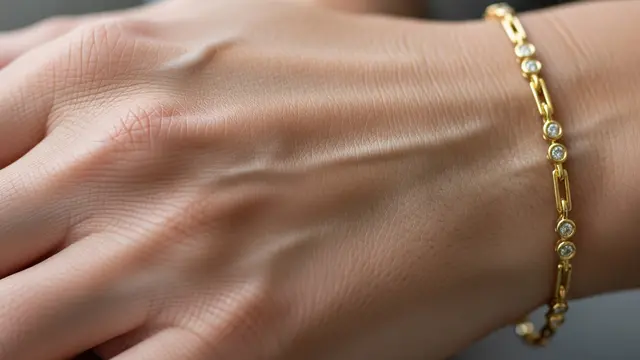 Model Gelang Aksen Permata buat Ibu 50 Tahun (AI)