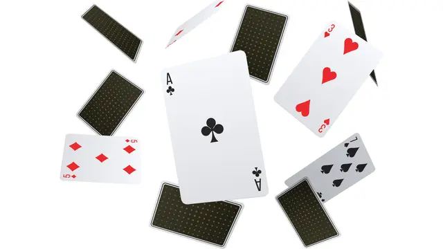 Ilustrasi kartu bridge, permainan poker