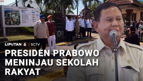 Presiden Prabowo Tinjau Sekolah Rakyat di Bali, Sapa Calon Siswa