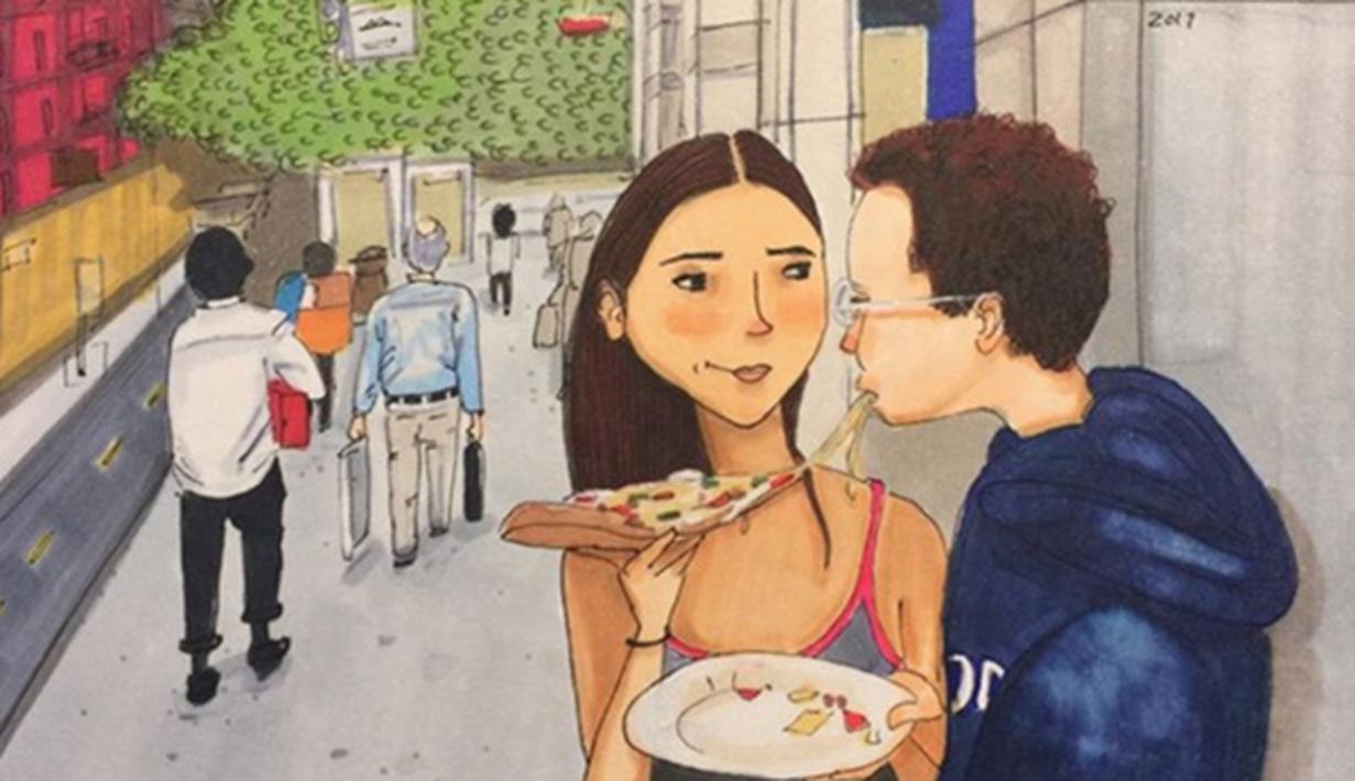  Komik Kehidupan Cinta Pasutri Ini Sungguh Manis Bikin 