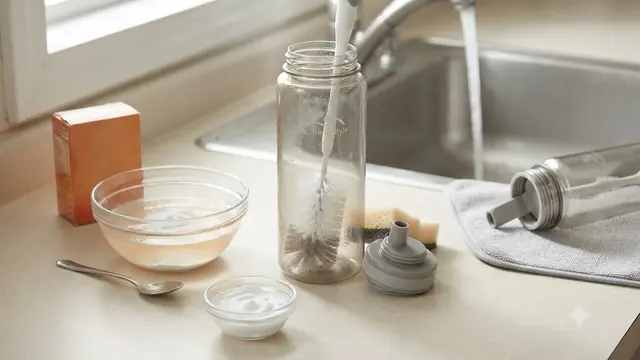 Cara Membersihkan Botol Minum yang Bau