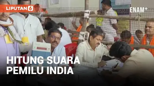 VIDEO: India Hitung Suara Pemilu, Modi Diprediksi Raih Kemenangan Ketiga