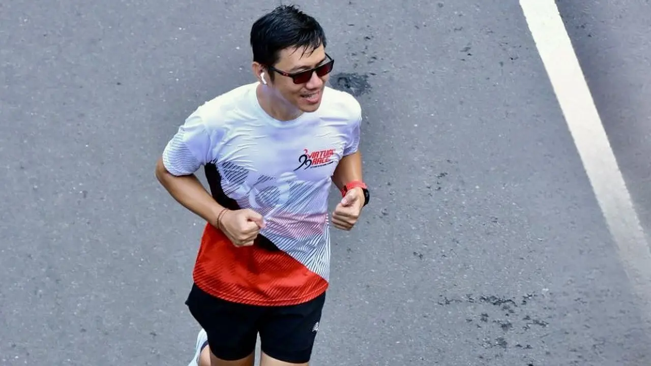 Aplikasi 99 Virtual Race menawarkan pengalaman serunya mengikuti lomba lari individu dengan lokasi dan waktu yang fleksibel. (Dok 99 Virtual Race)