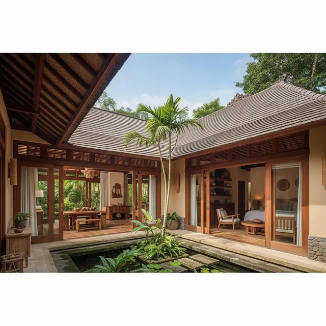 Membuat Rumah Terasa seperti Vila Ubud (AI Generated)