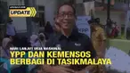 Memperingati Hari Lansia, bersama Kementerian Sosial, YPP SCTV-Indosiar membagikan ribuan paket sembako di Tasikmalaya.