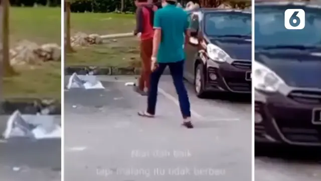 VIDEO: Apes, Selamatkan Anak Anjing Malah Dikejar Induknya