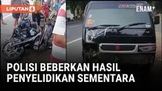 POLISI BEBERKAN HASIL PENYELIDIKAN SEMENTARA TABRAKAN MOGE BENDAHARA DEMOKRAT RENVILLE ANTONIO